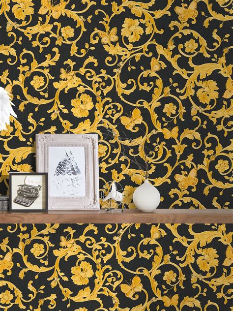 Barocco printed wallpaper 